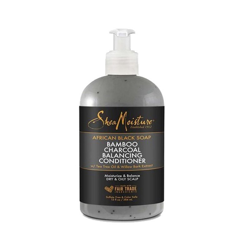 APRÈS-SHAMPOING PURIFIANT SAVON NOIR AFRICAIN AU CHARBON BAMBOU – BALANCING CONDITIONER AFRICAN BLACK BAMBOO CHARCOAL