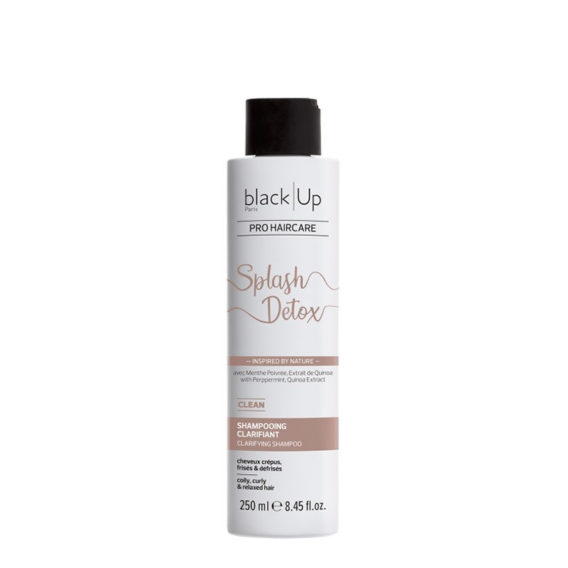 SPLASH DETOX - SHAMPOOING CLARIFIANT |PRO HAIRCARE - Mix Beauty : Expert de la beauté noire et métisse et aussi pour cheveux afro, crépus, frisés, bouclés