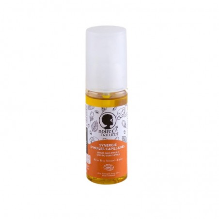 SYNERGIE D’HUILES CAPILLAIRES NOIRE O NATUREL